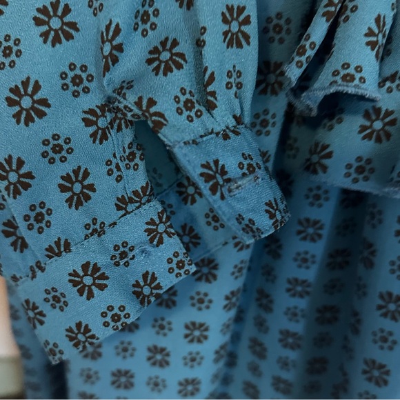 Anna Sui x Target Rare Blue & Black Printed Mod Bow Front Mini Shift Dress XL - Picture 5 of 7